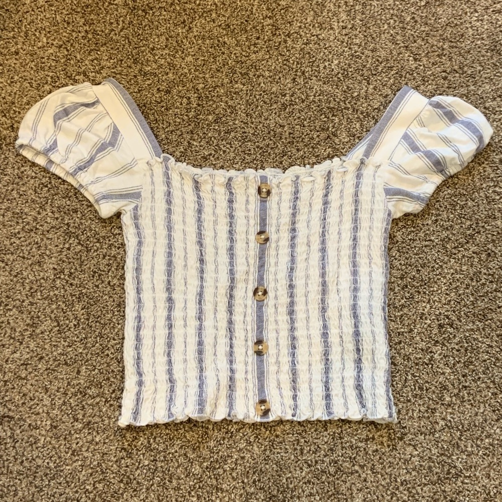 Striped Off-Shoulder Top